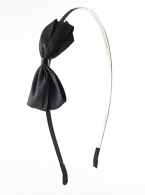 Black Bow Headband