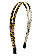 Double Leopard Premium Headband